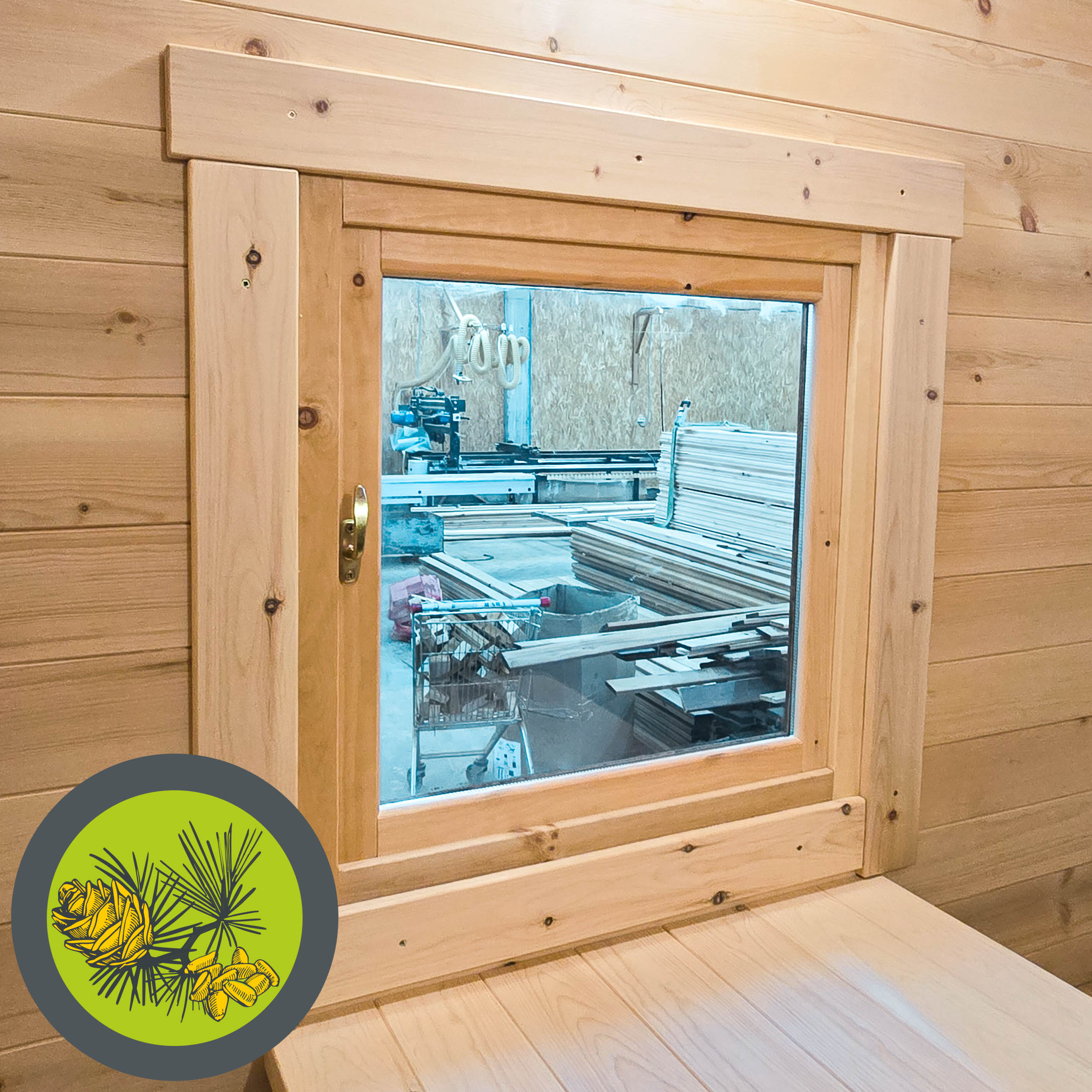 Окно дер. открывающееся ~700x700