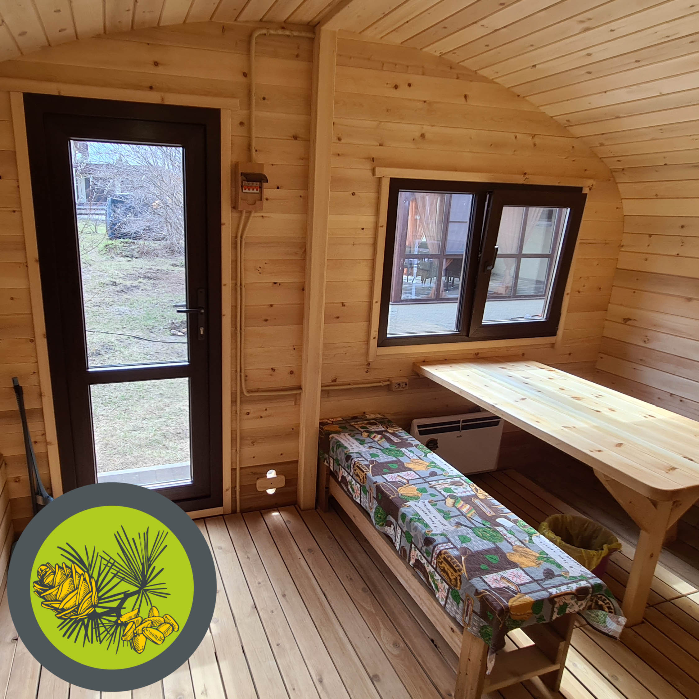 Баня КВАДРО ОВАЛ 4х5