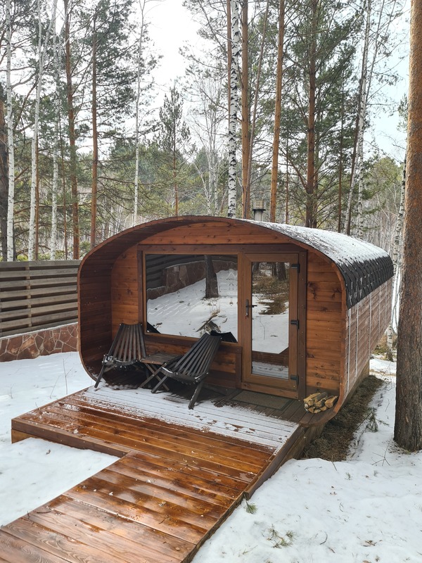 Баня-бочка — это круто!