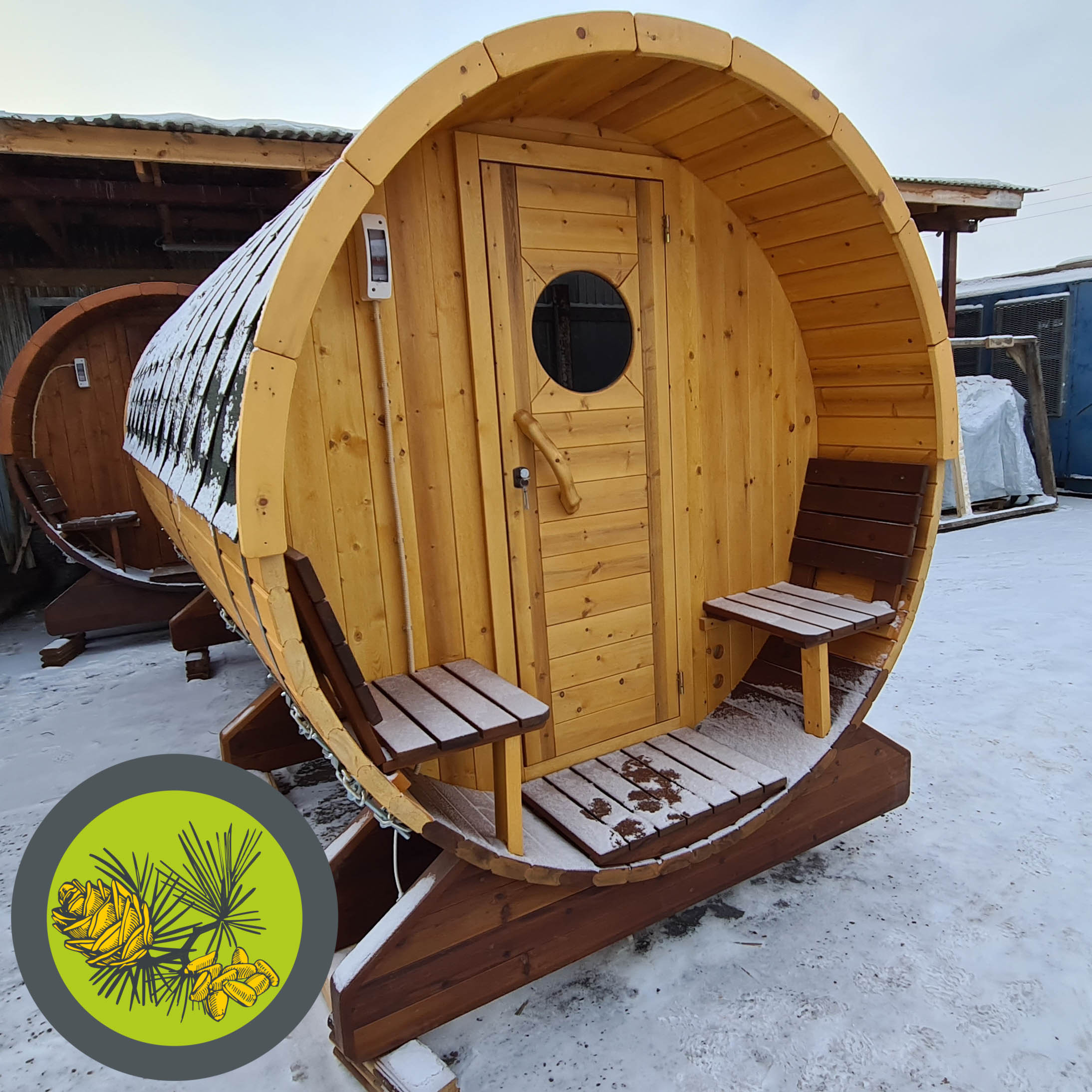 Окантовка торцов бани