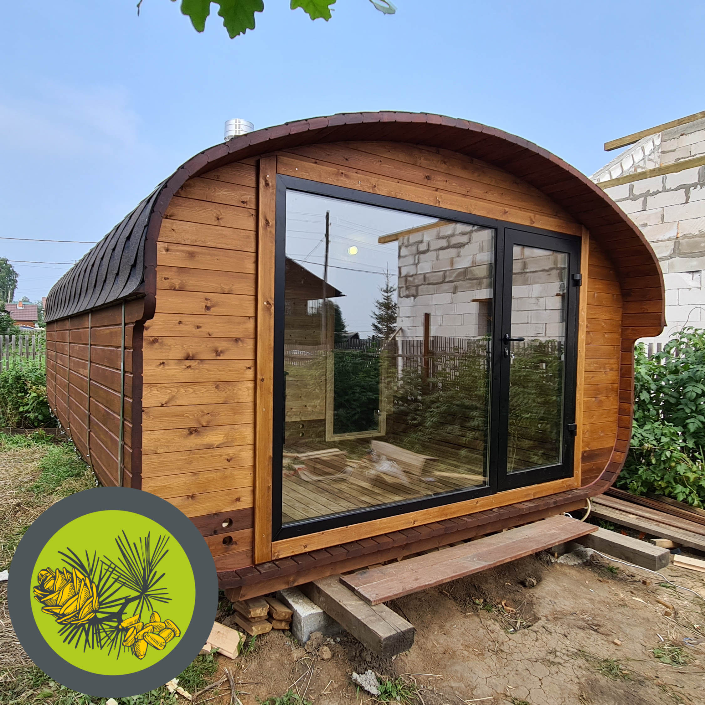 Баня КВАДРО ОВАЛ 4х6