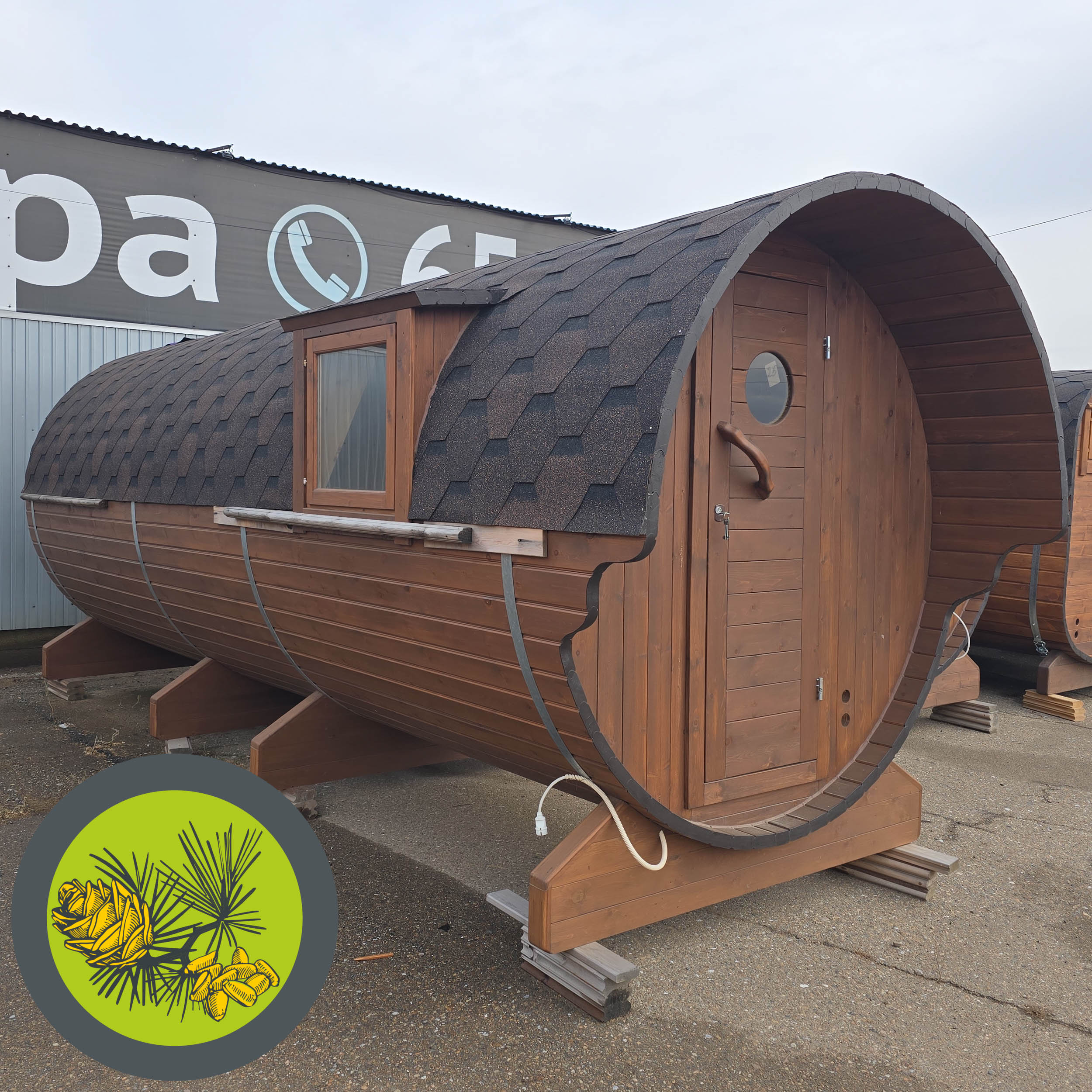 #255 Баня БОЧКА БОЛЬШАЯ