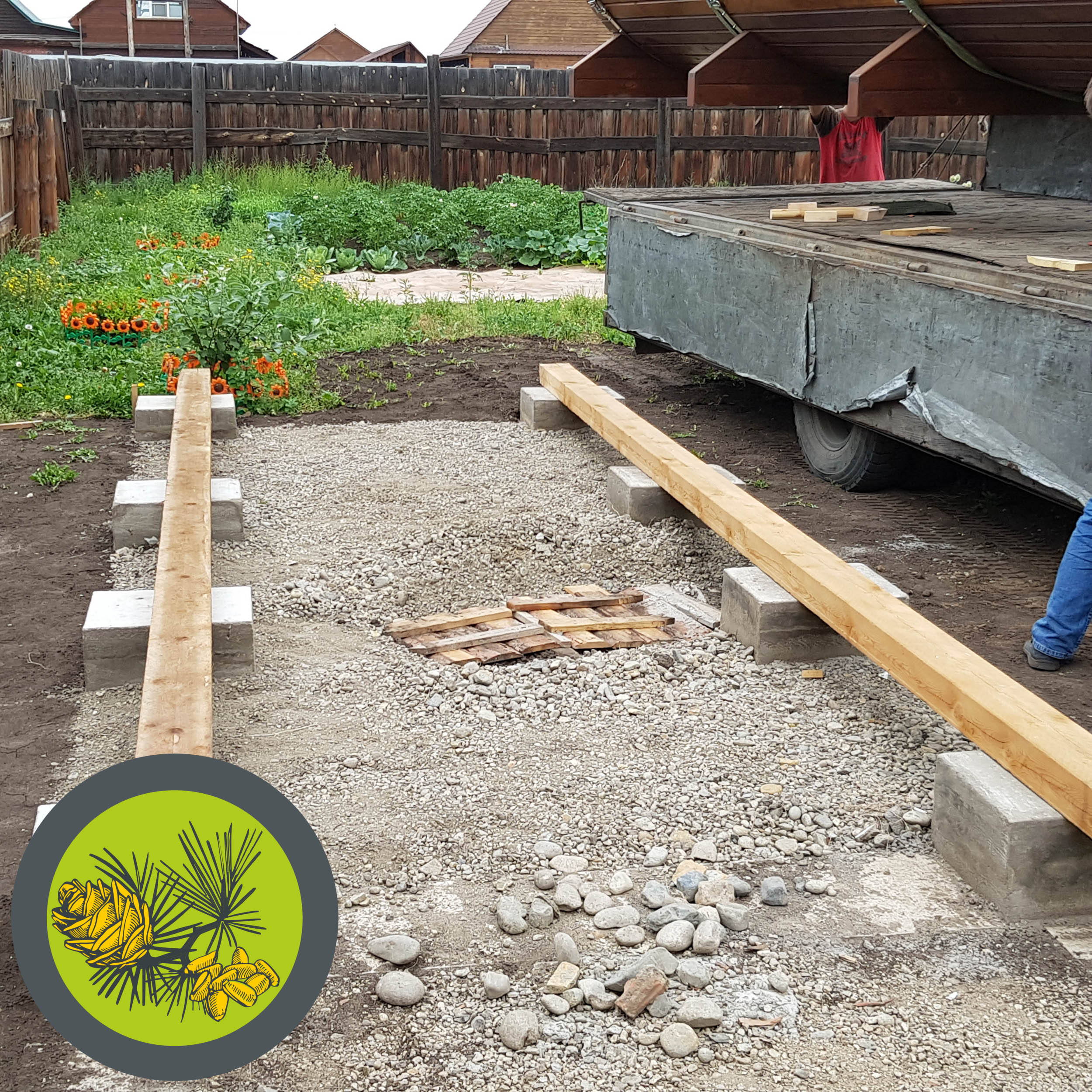 Опорный брус 6м ~100х150 с доставкой, 2шт