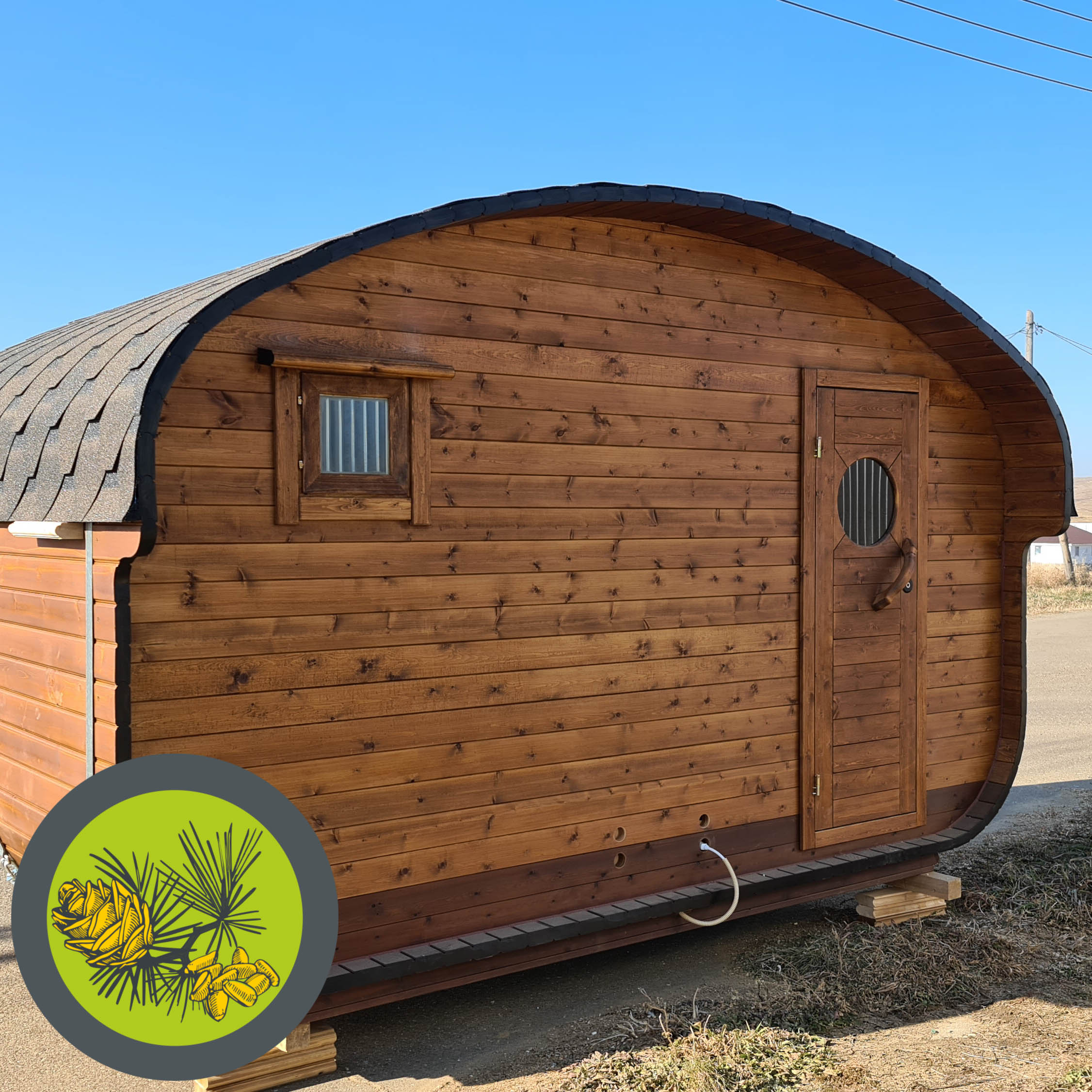 Баня КВАДРО ОВАЛ 4х2.5