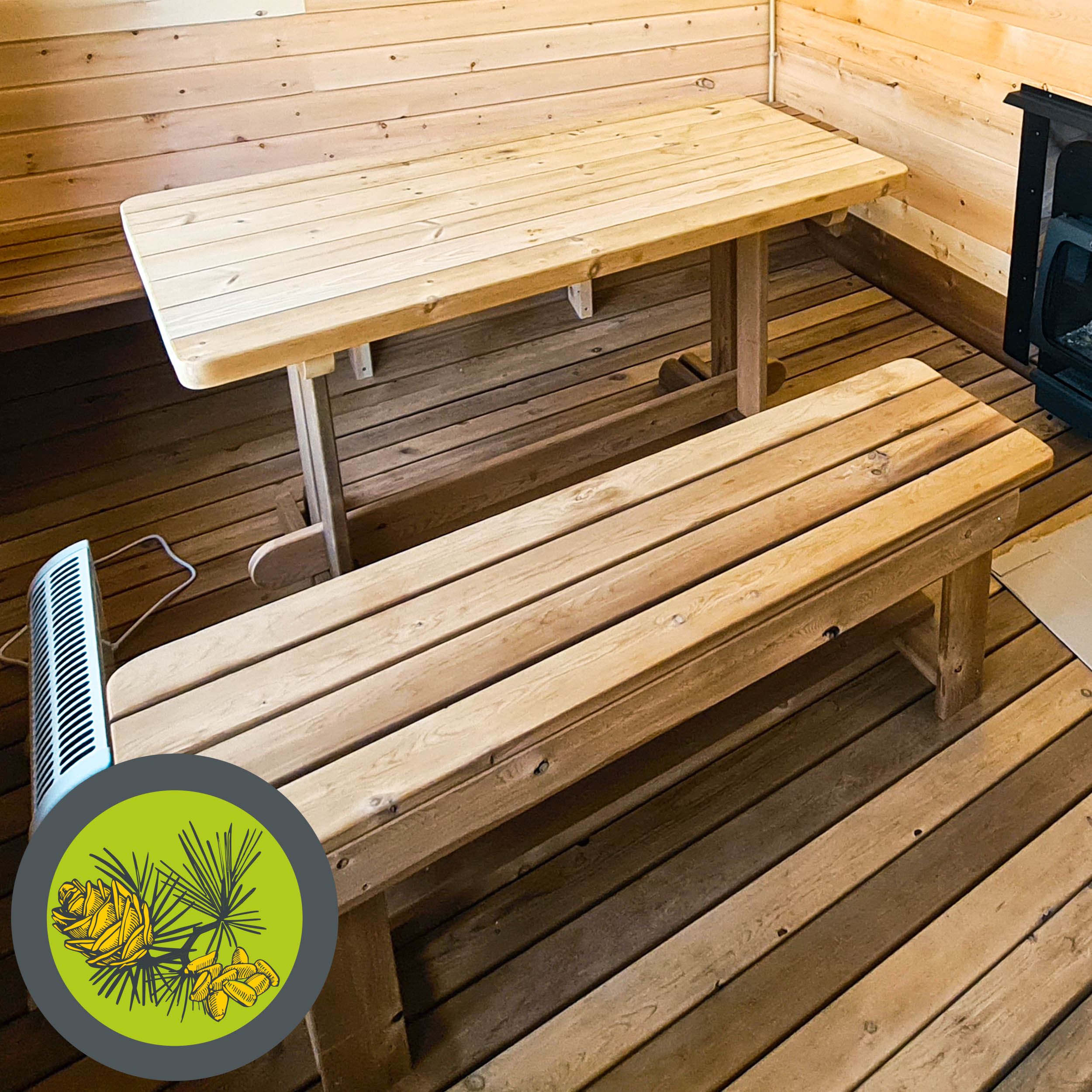 Лавка отдельностоящая