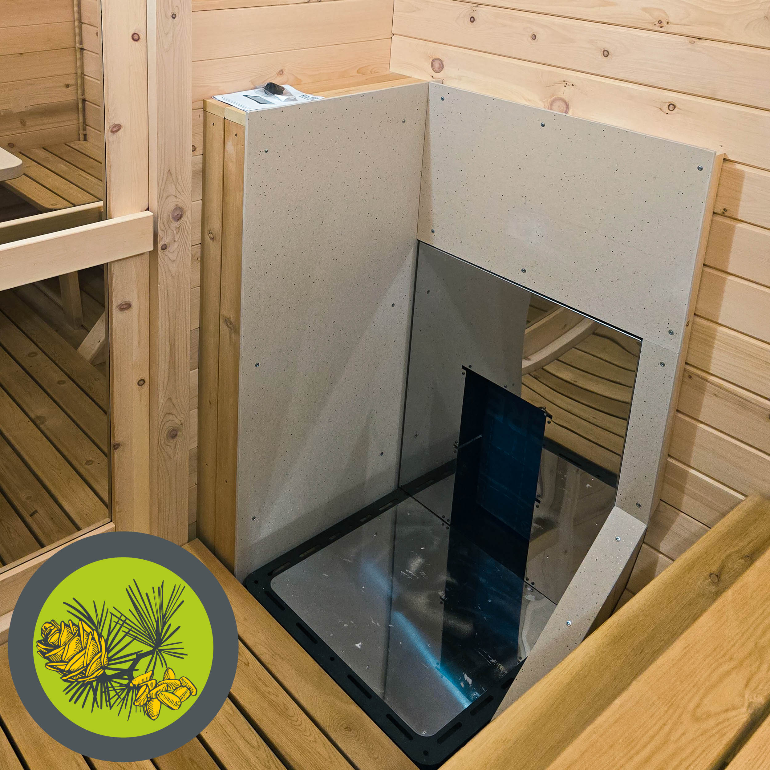 Топка через стену с защитным экраном KOSTER